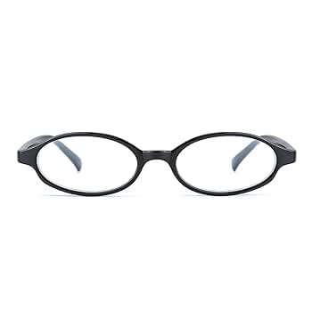 HASFOX Oval Eyewear Frames Clear Lens Bayonetta Fake Glasses
